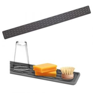 70x5cmTapisdeSechage Evier Cuisine,Tapis&Eacute;gouttoir&Eacute;troits,TapisEgouttoir,CoussinsdeS&eacute;chage en Silicone,Bande Tapis de Bar en Silicone,Coussins de S&eacute;chage en Silicone&Eacute;troits,Tapis &Eacute;vierSilicone (SCDZ-EU, neuf)