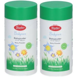Potter Babycare en poudre sans talc, lot de 2 (2 x 75g) (GOOD&NESS, neuf)