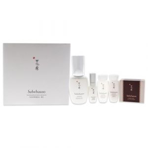 Snowise Brightening Serum Set by Sulwhasoo for Women - 5 Pc 1.7oz Serum, Water, Emulsion, 1.7oz Herbal Soap Red Ginger (Swishpop, neuf)