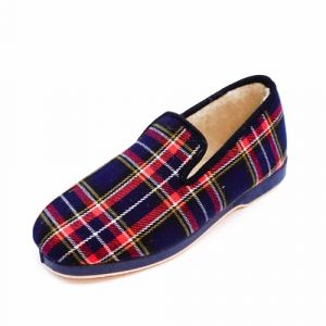 JEVA Charentaises pour homme - &Eacute;cossais Prime (Bleu marine, Syst&egrave;me Taille Chaussures EU, Adulte, Homme, Num&eacute;rique, Moyen, 40) (Atlantic Commercial, neuf)