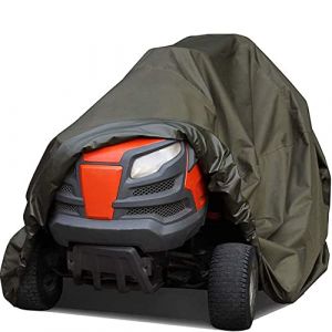 Housse Tondeuse Autoportée,iSpchen Housse Tracteur Tondeuse Oxford 210D Housse De Protection Imperméable pour Tondeuse à Gazon Universell Housse De Protection pour Tondeuse Bâche pour Tondeuse (ZARAUE, neuf)