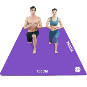 RYTMAT Tapis de Sport Epais 200 ×130 ×1.5cm NBR Tapis Yoga XXL Tapis de Gym Grande Largeur Tapis Pilates Fitness Exercice Gymnastique Sol (RYTMAT YOGA, neuf)