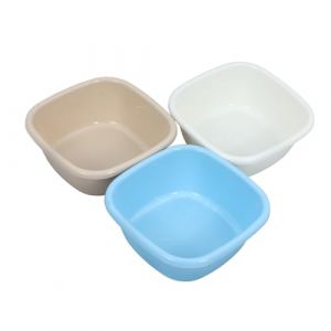 WRITWAA 3pi&egrave;ces Bac &agrave; Vaisselle Portable Lavabo Pour Bassine Carr&eacute;e Pour &Eacute;vier De Cuisine Seau De Lavage Lavabo Pour Salle De Bain (Saieli, neuf)