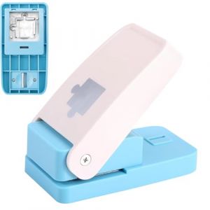 Perforatrice de puzzle pour d&eacute;coration de scrapbooking et projets d'artisanat - Convient &agrave; de nombreux mat&eacute;riaux - Taille de la pi&egrave;ce : 2,5 x 2,5 cm (TOTECHEU-Direct, neuf)
