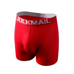 JOCKMAIL Boxer pour homme Modal Boxer doux sous-v&ecirc;tement pour homme Micro Poches s&eacute;par&eacute;es Double poche avec braguette Coffret de soins de sant&eacute; Boxer Cale&ccedil;on, L (Brand-Jockmail, neuf)