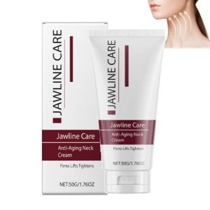Cr&egrave;me Jawline Shaper pour femmes, Lifting instantan&eacute; du cou, Nourrit la peau, Raffermit, Anti-rides, Unifie la peau, Convient &agrave; tous les types de peau (褚博纹商贸, neuf)