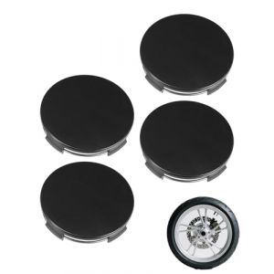 JUKOTA 4 Pièces Centre de Jante Capuchons, Cache Moyeu Centre de Roue, Enjoliveur de Voiture, Bouchon de Jante, Plastique ABS Cache-Moyeu, Jantes Enjoliveurs Accessoires pour Voitures, OD 60mm (CAR PARTS FOR ALL, neuf)