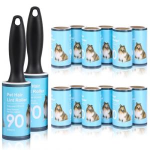 jiehu Lot de 14 Rouleau à Peluches Brosse Adhesive 14 Rouleaux de 90 Feuilles adhésives en Diagonale,Adhesif Vetement Brosse Collante Rouleau Collant Anti Poils pour Vetements de adhesifs Poils (DALIN TELECOMMUNICATIONS  S.R.L., neuf)