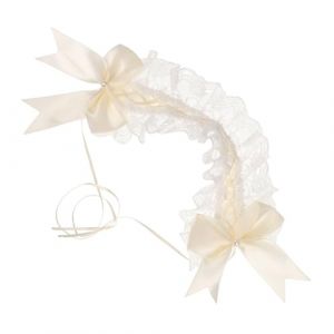 WRITWAA - Dentelle Lolita Bandeau Décoratif Coiffe Accessoire Cheveux Cosplay Fête Dentelle Robe Kawaii Bandeau Femme De Chambre (Saieli, neuf)
