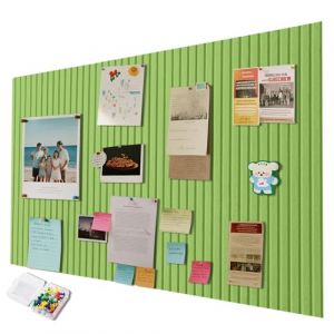 Tableau personnalis&eacute; grande planche en li&egrave;ge 40 x 60 cm, mur de li&egrave;ge d&eacute;coratif en feutre autocollant, tableau photo pliable pour vision board pour murs &agrave; l'&eacute;cole, &agrave; la maison (EUBSWA-FR, neuf)