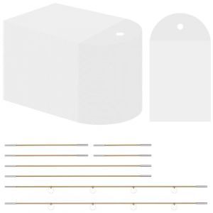 Lot de 200 bandes &eacute;lastiques pour le menton et le cou, bandes r&eacute;glables, mat&eacute;riau imperm&eacute;able pour animal domestique (Whale Seas, neuf)