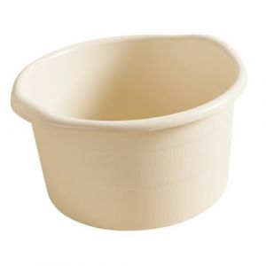 Mobestech Bassine De Bain De Pieds En Polypropylène Épais Crème , Seau Pieds Surélevé, Usage Maison, Bain Relaxant Pour Jambes, Facile à Nettoyer (Cash Liu, neuf)