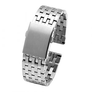 MENGXIU MENGKE Bracelet De Montre En Acier Inoxydable Compatible Avec Diesel DZ4316 DZ7395 7305 4209 4215 Bracelet De Montre En M&eacute;tal Solide For Hommes 24 Mm 26 Mm 28 Mm 30 Mm(B Silver,30mm) (yongmingshangmao, neuf)