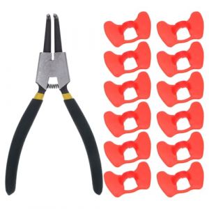 Happyyami Lunettes Anti-Picage pour Poules Outils De Contr&ocirc;le De Picage De Poulet en Plastique avec Protection Oculaire Pratique pour Volaille Domestique (Jimenez Ursula, neuf)