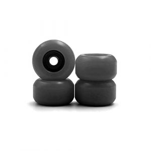 SPITBOARDS Roues de skateboard - Polyur&eacute;thane CNC - Lot de 4 roues - Gris (WUMICO, neuf)