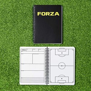 FORZA Cahier pour l'Entrainement Football - Options de Taille A4/A5 | Dossier Tactique pour Coach de Foot 100 Pages | Tableau des Tactiques de Football du Jour de Match (A4) (Net World France, neuf)