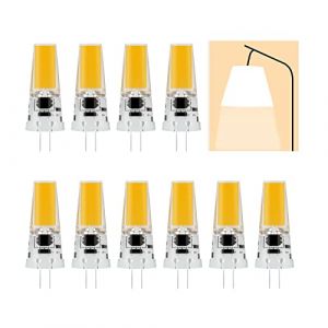 G4 LED Ampoule, Ampoule de 5W G4, 450 lumens, DC 12-24V, 360 &deg; Angle de lumi&egrave;re, Ampoule G4 LED Dimmable, sans Flash (Color : Bianco Caldo, Size : 10 Pack) (BVCL, neuf)