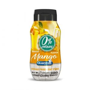 Quamtrax | Zero Calories Sirop (330ml) | Sirops zéro | Sirop zéro calories, Mangue (FITADIUM, neuf)