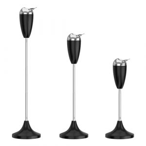 RELIANCER Cendrier sur pied avec couvercle r&eacute;glable en hauteur de 54,6 cm &agrave; 88,9 cm, en acier inoxydable, contemporain, autonettoyant, t&eacute;lescopique, cendrier &agrave; cigarettes, grand cendrier r&eacute;sistant au (shenzhenshixiyumaoyi, neuf)