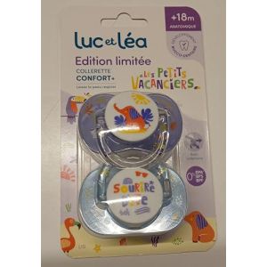 Sucette édition limitée les petits vacanciers boite de 2 tétines (taille 3 : taille +18 mois) (ParapharmaQuiet, neuf)