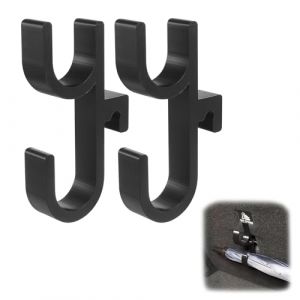 ARYIMYDP 2 Crochets de Coffre de Voiture pour Parapluies et Sacs, Design &agrave; Double Crochet avec Installation Facile, pour SUV Berline et Break, Organisateur de Coffre Pratique avec Maintien Stable (UIRYFAZHANYOUXIANBAODAN, neuf)