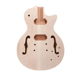 Yinfente Guitare électrique corps acajou bois érable semi-câble guitare électrique corps remplacement ensemble dans Heel projet guitare bricolage (yinfente-uk, neuf)