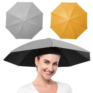 YANGSHINE Lot de 2 chapeaux parapluie avec bande &eacute;lastique, chapeau parapluie de p&ecirc;che en plein air, Couleur 7, 69 cm (yangshine, neuf)