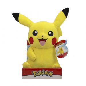 Pok&eacute;mon Pikachu en peluche - Peluche souple de 30,5 cm avec d&eacute;tails authentiques (toysForKids, neuf)