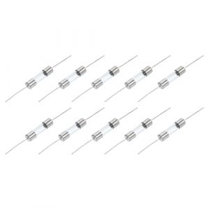 QUARKZMAN 10Pcs Fusibles à Tube en Verre, Axiaux avec Fil de plombs 5x20mm 4A 250V pour Remplacer ou Réparer de Nombreux Appareils Électroniques Domestiques (F4A) (QUARKZMAN, neuf)