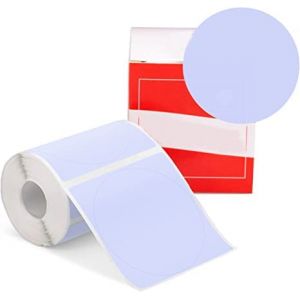 Phomemo M110 Ronde Etiquettes Violet, Ronde étiquettes thermiques autocollantes pour Phomemo M110 M120 M220 M221 M108 M102 M100 M150 M250 M260-1,96"x1,96" (50x50mm),140 étiquettes/rouleau (phomemo, neuf)