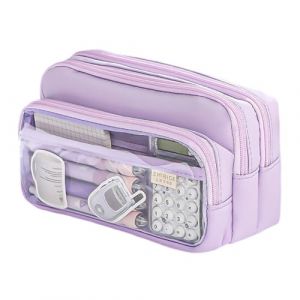 LICHENGTAI Trousse &agrave; crayons, grande trousse avec compartiments, trousse &agrave; crayons, sac &agrave; crayons, trousse scolaire, trousse &agrave; crayons pour l'&eacute;cole, le bureau, fille, gar&ccedil;on, adolescent, &eacute;tudiant (Okssud, neuf)