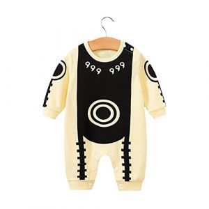 NCTCITY Bébé Garçon Fille Combinaisons en Coton Mignon Animé Été Nouveau-né Barboteuse Infantile Grenouillères Cosplay Pyjama Naissance Bobysuits avec Bouton-Pression Luffy Chopper Son Goku (NCTCITY, neuf)