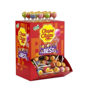 Boîte présentoir Sucettes CHUPA CHUPS The Best - 150 pièces (ANTILLES SUR TARN, neuf)