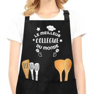 Twidels Cadeau Collegue Cadeau Secret Santa Collegue Tablier De Cuisine Cadeau Noel Collegue Cadeau Collegue De Travail Idee Cadeau Collegue Cadeaux Collegues De Travail Cadeau Humoristique Collegue (qingjiakeji-EU, neuf)