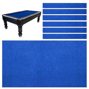 FUYAO Kit de remplacement en feutre pour table de billard - 2,1 m/2,4 m/2,7 m/3,4 m - Couverture durable pour table de billard avec 6 toiles de fond pour une vari&eacute;t&eacute; de jeux et de snooker (USA AO, neuf)