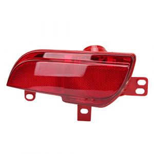 Réflecteur de Pare-chocs Arrière, Réflecteur de Frein Arrière Droit Remplacement de Feu Antibrouillard Arrière côté Passager 6350HA pour 206+ 2009-2012, Rouge (Fiavtiwy, neuf)