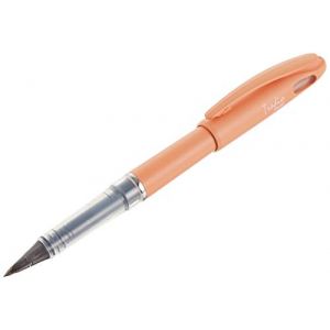 Pentel TRJ97-F Feutre Plume Tradio Corps Pastel Capucine Encre Noire (Stock Bureau Maison Bien-être, neuf)