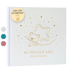 Livre de Naissance B&eacute;b&eacute; Ma Premi&egrave;re Ann&eacute;e | Album de Naissance et Livre Souvenir B&eacute;b&eacute; pour coller des photos et &eacute;crire | Album Photo Bebe avec stickers id&eacute;al comme Cadeau Naissance Fille et Garcon (LenoaBaby, neuf)