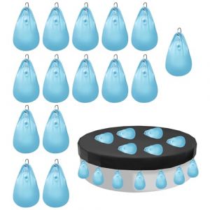 Lot de 15 sacs &agrave; eau pour b&acirc;che de piscine - Sac de lestage - 25 x 14 cm - Sacs muraux avec crochets - Sac de lestage pour b&acirc;che de piscine (DING VICTORY LIMITED, neuf)