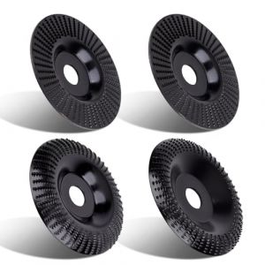 Disque Bois Meuleuse 125x 22 mm: LncBoc 4 Pièces Disque Meuleuse Bois, Roues pour Meuleuse D'angle, Disques de Meulage pour Façonner et Meuler.Disque Abrasif en Bois (LncBocUK, neuf)