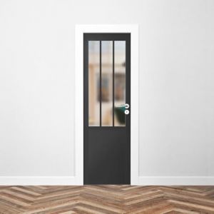 Sticker Porte Verri&egrave;re Atelier 3 Vitres 204 x 63 cm (Sticker Deco, neuf)