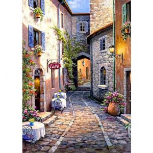 DAERLE Paysage Peinture Diamant Adulte, 5D Diamond Painting Complet Paysage, Diamant Kit Enfants, DIY Diamant Strass Point de Croix Cristal Painting pour Murale Décoration 30x40cm (Amnebest-EU, neuf)