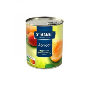 ST MAMET - Abricots Au Sirop 475G : Fruits m&ucirc;rs et juteux dans un sirop l&eacute;ger - Id&eacute;al pour les desserts et les collations. - Lot De 3 - Vendu Par Lot (March&eacute; Parisien, neuf)