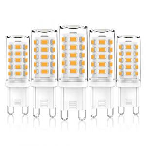CHEERBEE Ampoule G9 LED Dimmable 3W Blanc Chaud 2700K, Équivalent Ampoule G9 40W Halogène, 325LM, CRI>85, Capsule Mini LED Sans Scintillement, Lot de 5 (Jovbee, neuf)