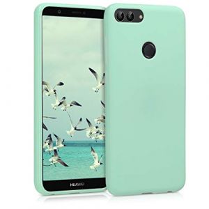 kwmobile Housse Compatible avec Huawei Enjoy 7S / P Smart (2017) Coque - Housse de téléphone Protection Souple en Silicone - Menthe Mat (SX-Commerce, neuf)