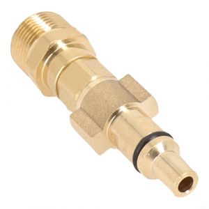 Adaptateur &agrave; ba&iuml;onnette M22 - Filetage m&acirc;le - Connecteur haute pression pour nettoyeur de mousse Lavor - Tuyau de pulv&eacute;risation de 160 bar - D&eacute;bit maximum 30 l/min - Temp&eacute;rature 60 &deg;C - Mat&eacute;riau en (frontowner, neuf)