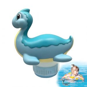 Flotteur Piscine Chlore en Forme De Canard &ndash; Distributeur De Chlore Flottant pour Piscine | Pastilles Choc, R&eacute;sistant Aux UV | Entretien Spa, Jardin, Maison (Dr&ocirc;le & Pratique) (ZhuoRuiChiJunShangMao, neuf)