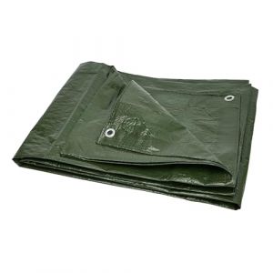 Garronda B&acirc;che De Protection Imperm&eacute;able avec &OElig;illets 2x3 m &ndash; Polypropyl&egrave;ne Tiss&eacute; 80 g/m&sup2; &ndash; Robuste, &Eacute;tanche, Anti-UV &ndash; Couverture pour Meubles, Bois, Piscine, Camping, Chantier &ndash; GD-0162 (Hisert, neuf)