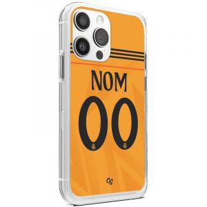 CS Coque Football du Réal Madrid Maillot Extérieur Saison 2024 2025 à Personnaliser Non Numéro Joueur de Football Contour Souple pour iPhone 7 et iPhone 8 (MA COQUE SPORT, neuf)