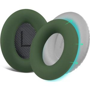 SOULWIT Silicone Protection Housses pour Bose QC15 QC25 QC2 QC35 QC45/Ae2 Ae2i Ae2w/SoundTrue & SoundLink AE Coussinets Coussins, Résistant à la Transpiration, Facilement Lavable (SoloWIT Store, neuf)